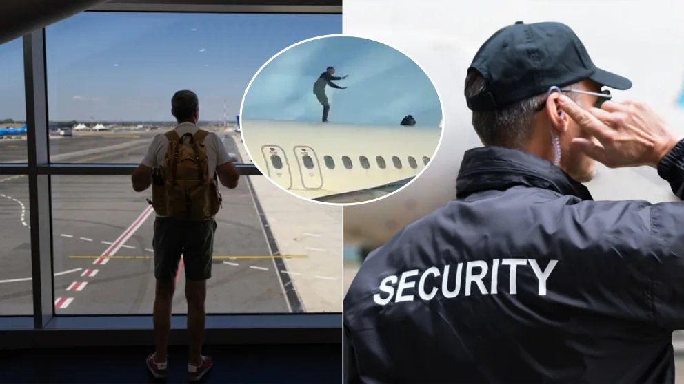 mladík na lietadle vo Valencii