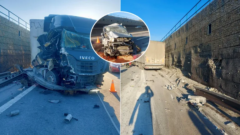 Nitra nehoda kamión auto