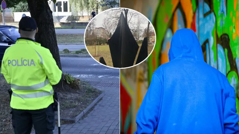 socha vandal piešťany