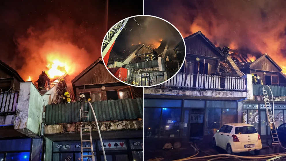 požiar v meste Budakeszi