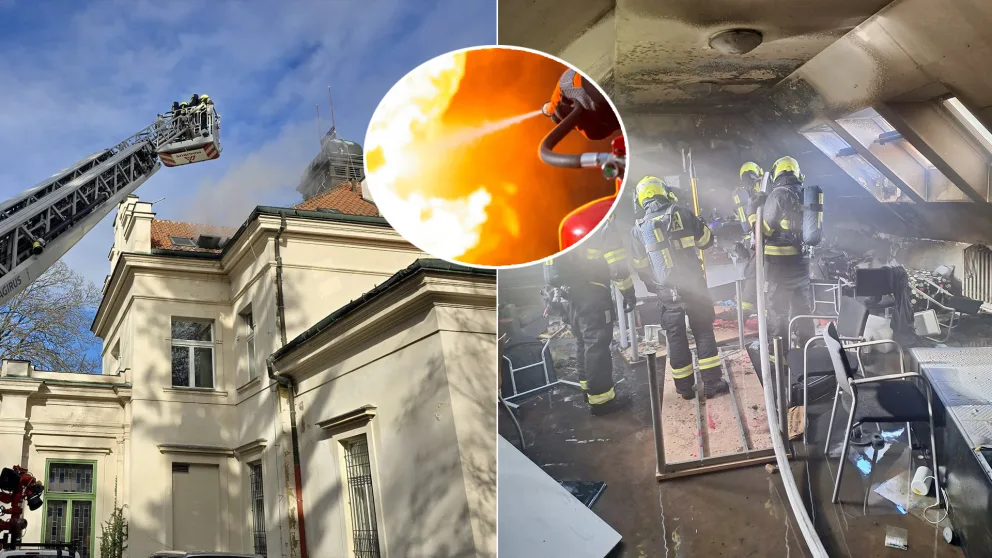 požiar v budove Národného ústavu pre autizmus