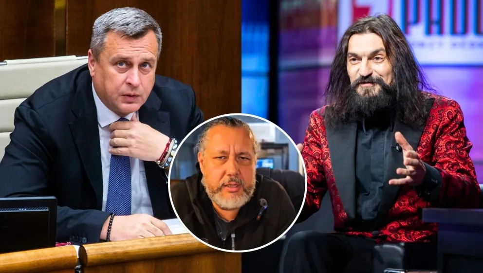 Andrej Danko (vľavo), Oskar Rózsa (v strede) a Varhan Orchestrovič Bauer (vprav).