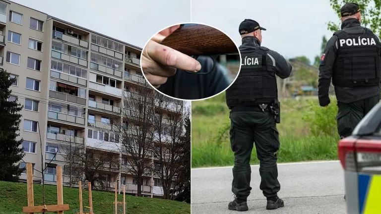 vzduchová pištoľ streľba sídlisko zbraň polícia