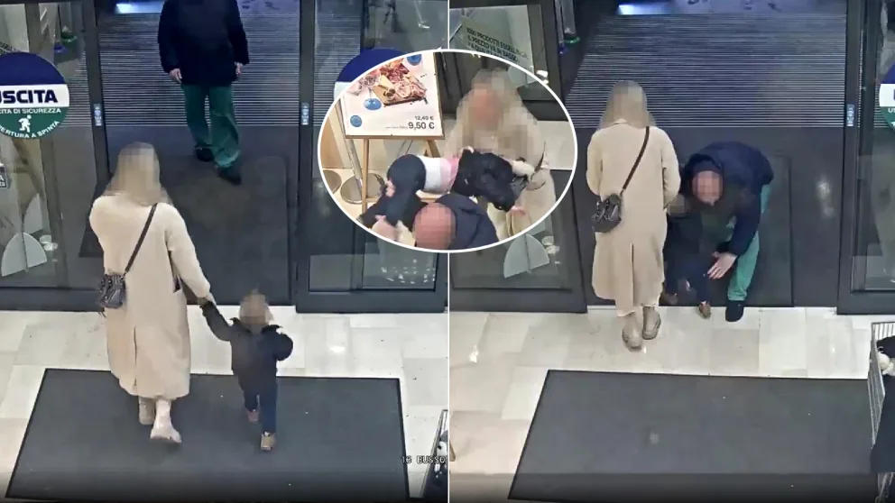 únos dieťa taliansko supermarket