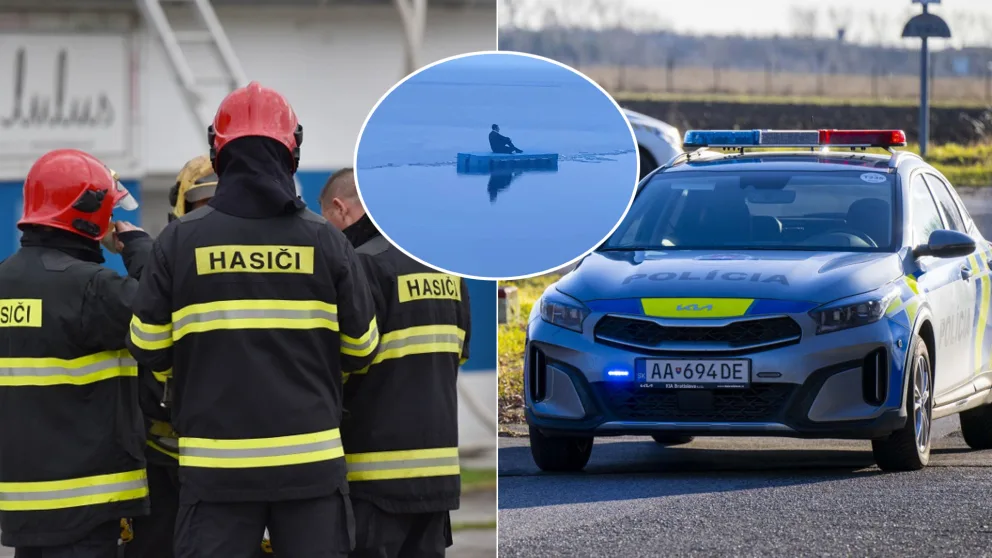 muž na ulomenom móle na Zemplínskej šírave