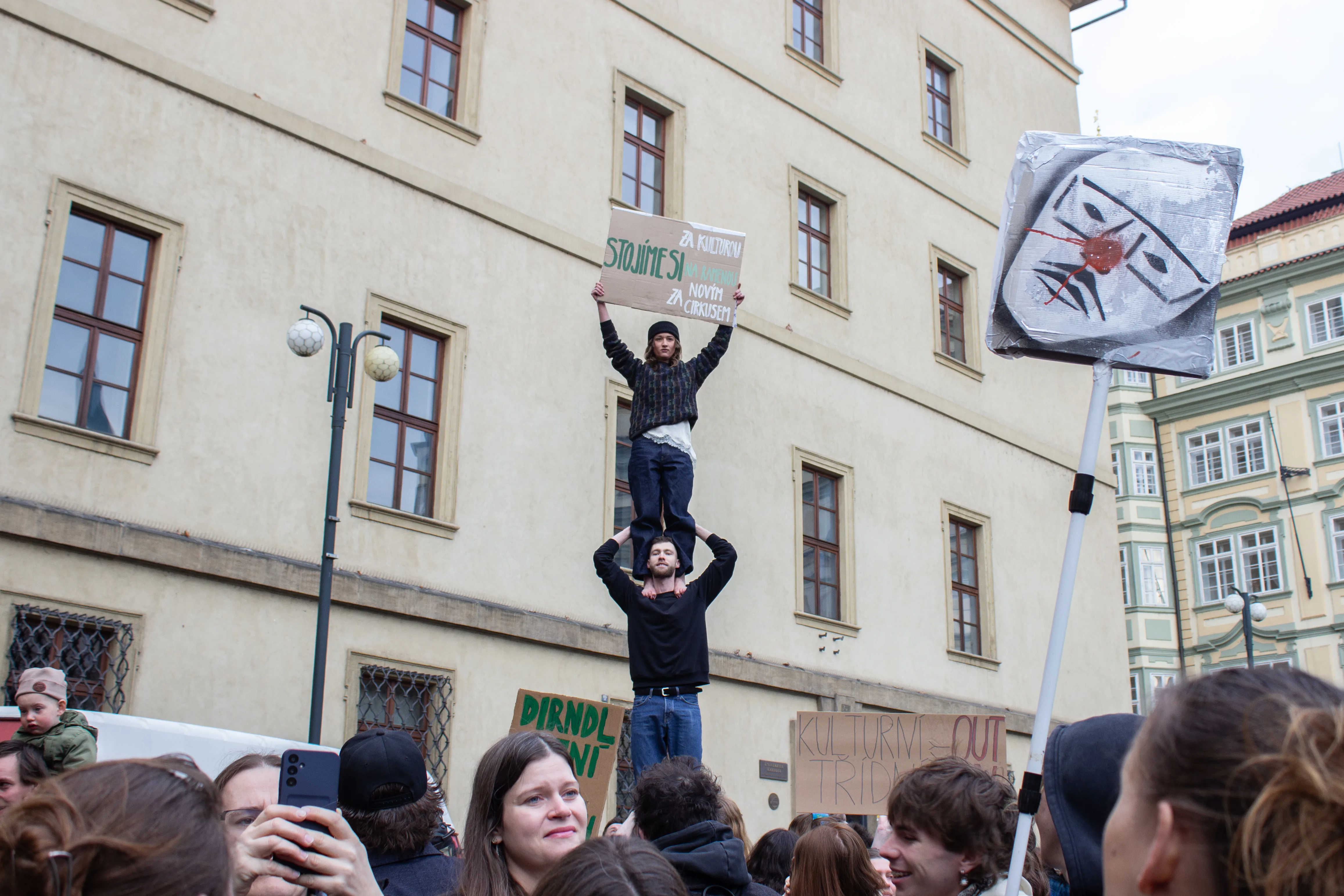 Praha protest študenti