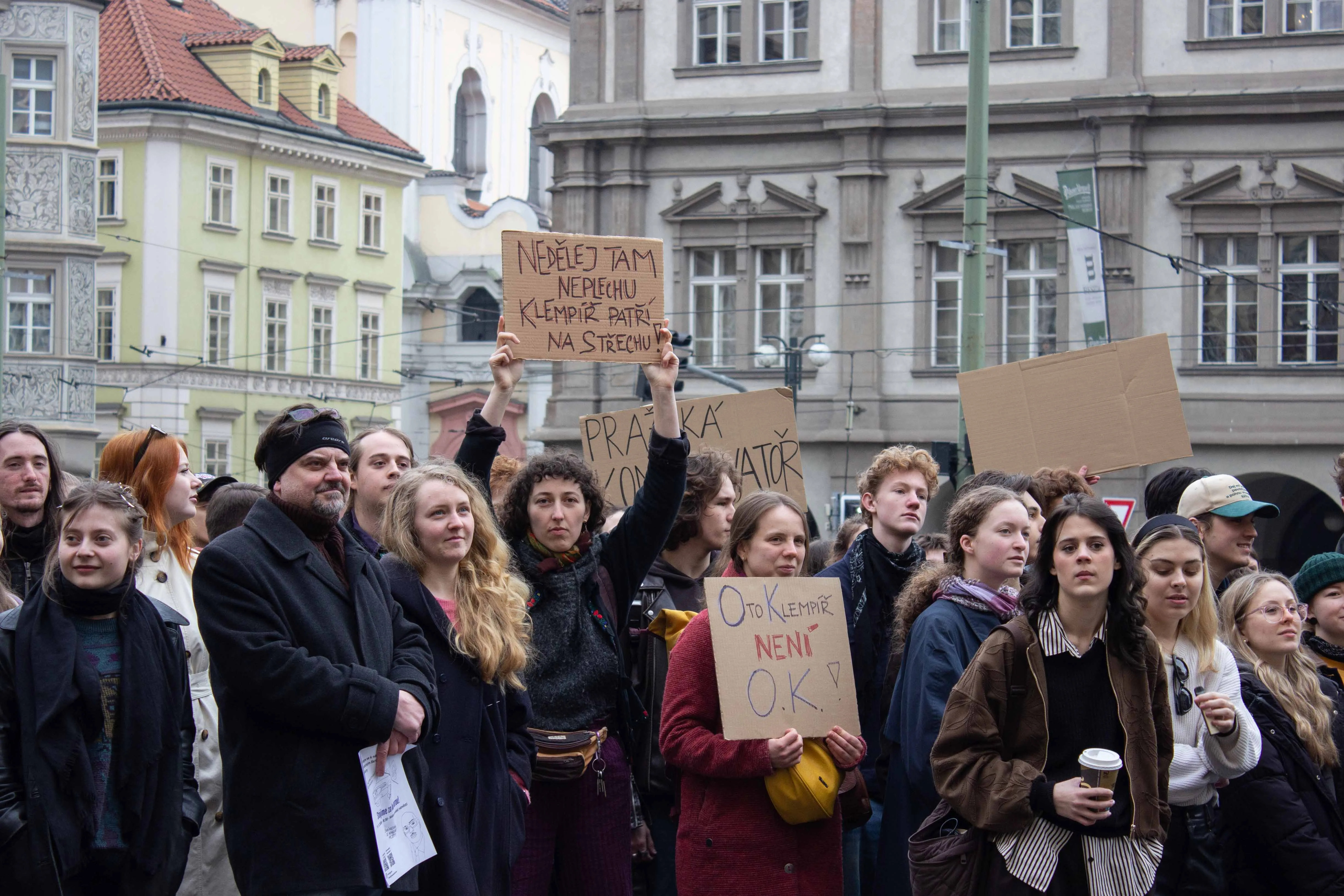 Praha protest študenti