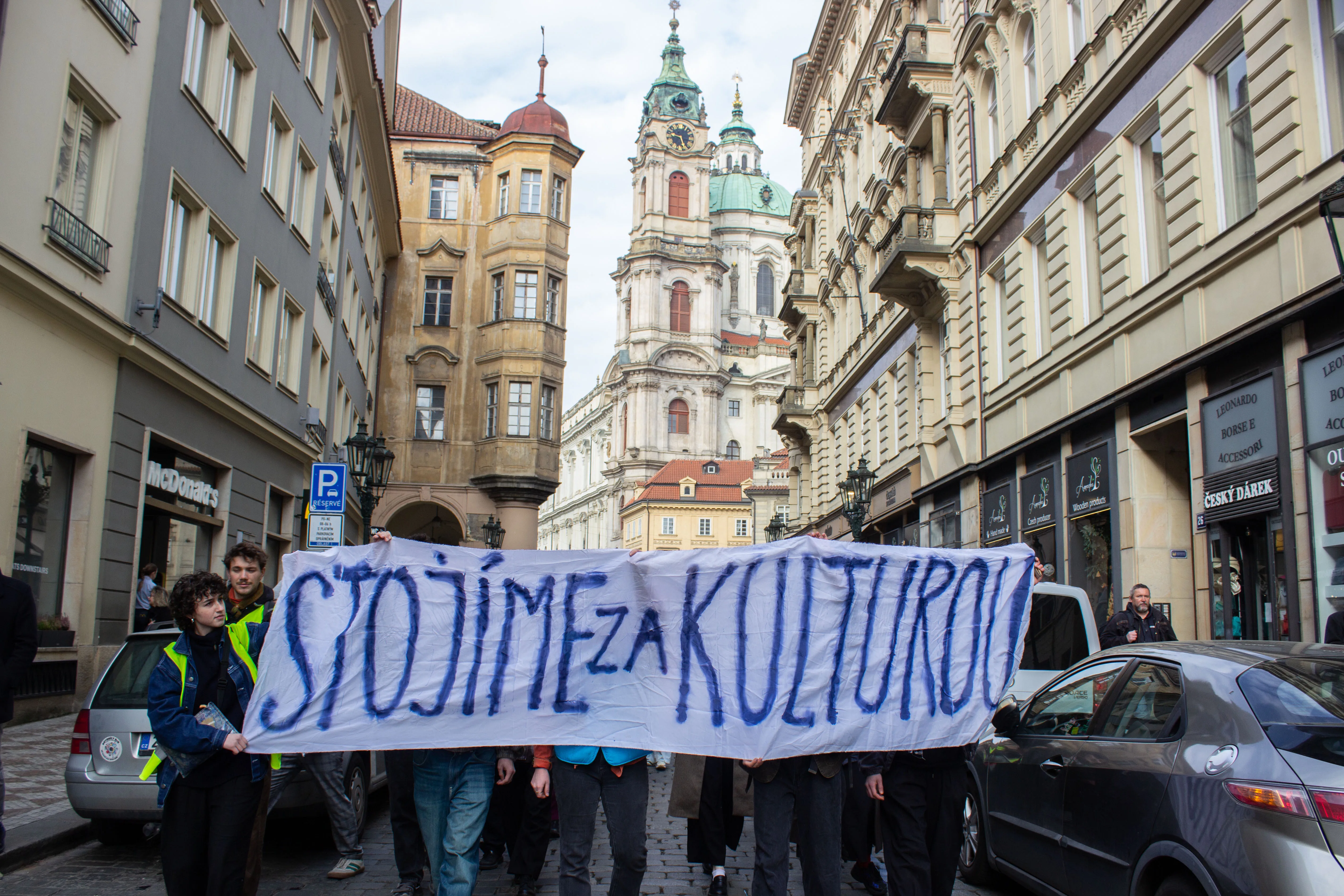 Praha protest študenti