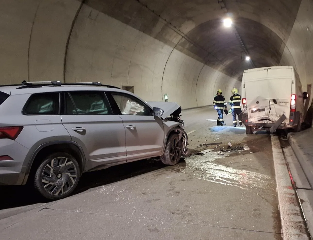 tunel Višňové nehoda