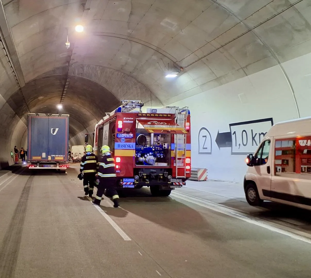 tunel Višňové nehoda