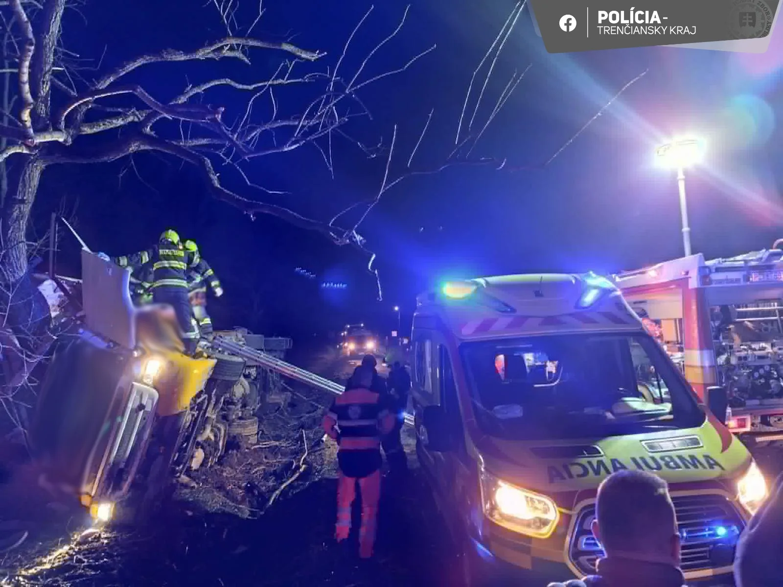 Handlová nehoda kamión