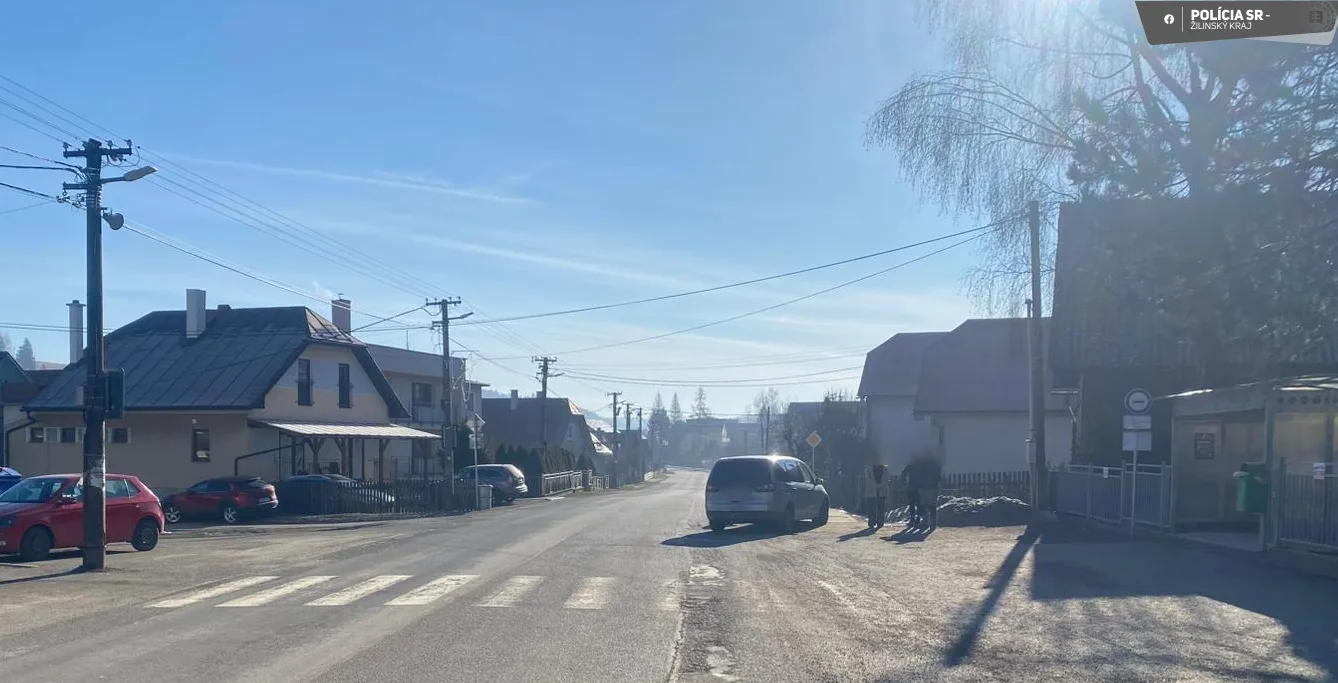 dieťa zrážka na priechode v obci Novoť