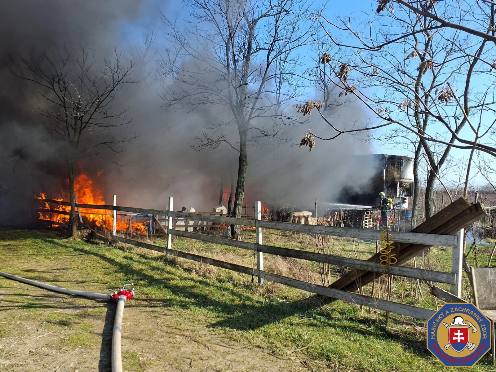 požiar Senec Veľký Biel