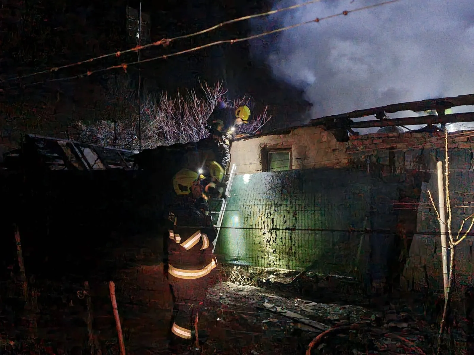 požiar v Pustých Úľanoch