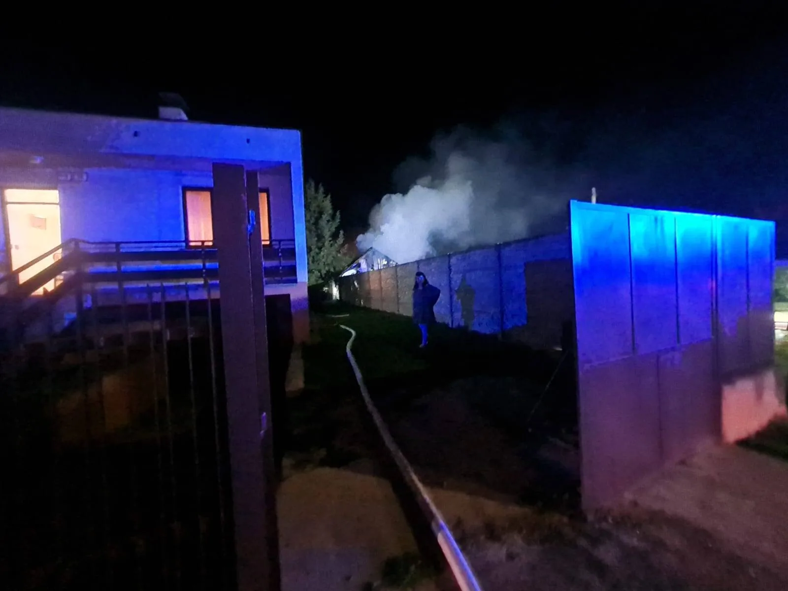 požiar v Pustých Úľanoch