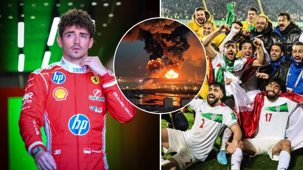 Ferrari, Irán, futbal, F1, vojna