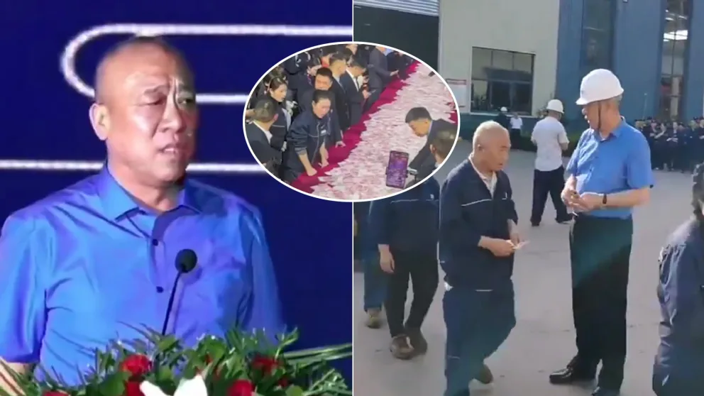 Čína zamestnanci peniaze podnikateľ