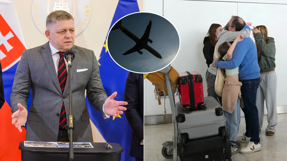 Robert Fico lety cestujúci SAE