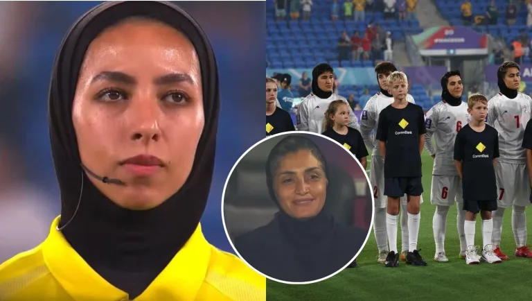 Iránsky ženský futbalový tím odmietol spievať hymnu iránskeho režimu.