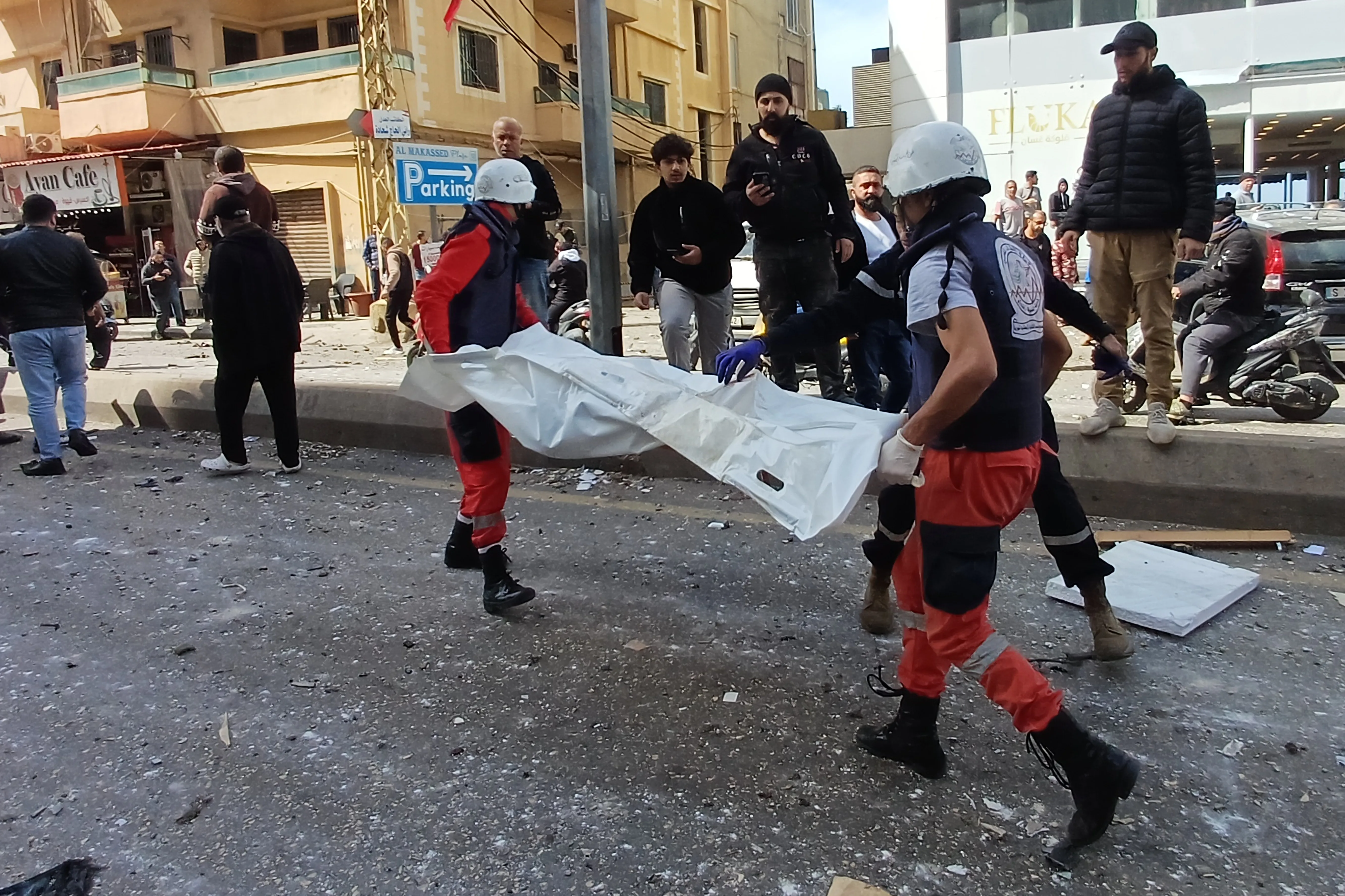 Libanon útok Izrael