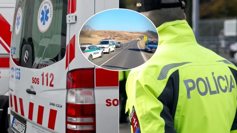 chodec tragická nehoda medzi obcami Bušovce a Podhorany