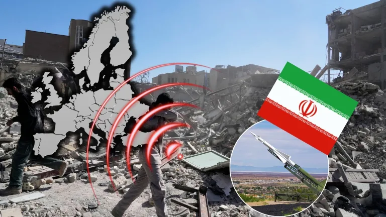 Irán, rakety, dosah