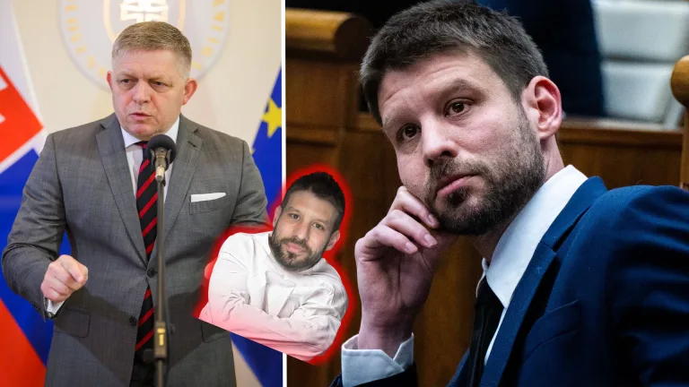 Fico, Šimečka, konflikt