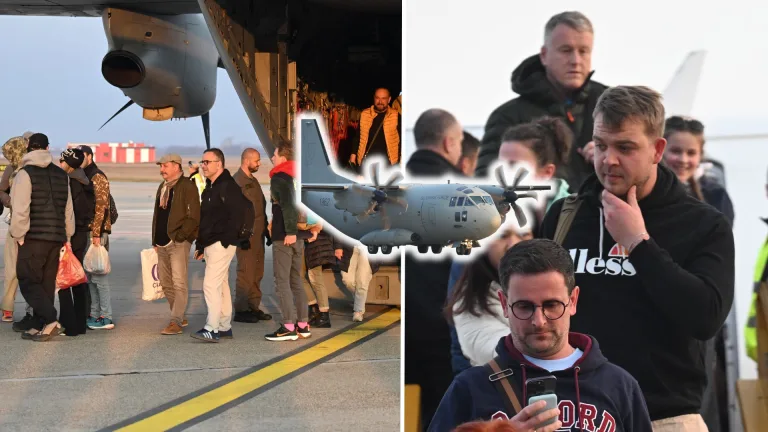 repatriačný let, Bratislava, Blízky východ