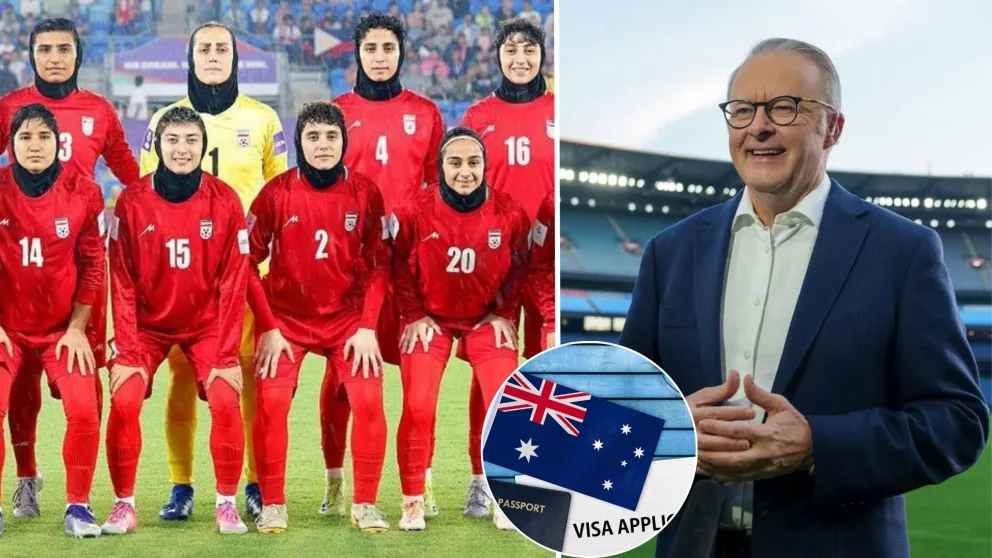 Irán, futbalistky, azyl