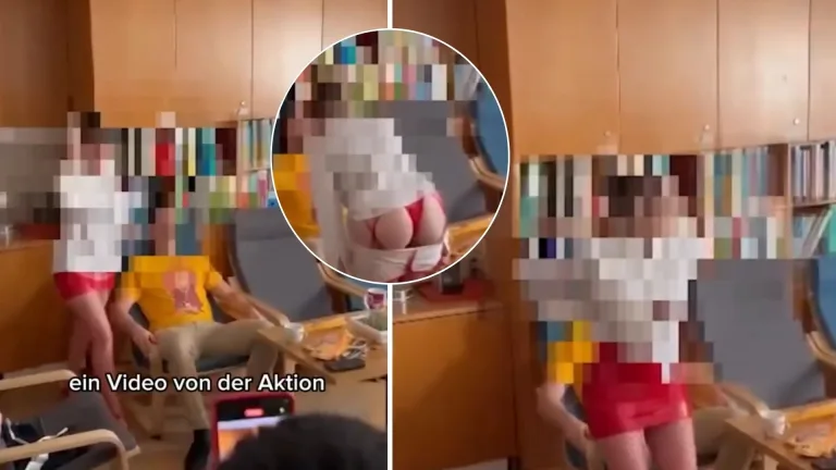 gymnázium, striptérka