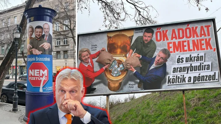 Maďarsko, Orbán, voľby, billboardy