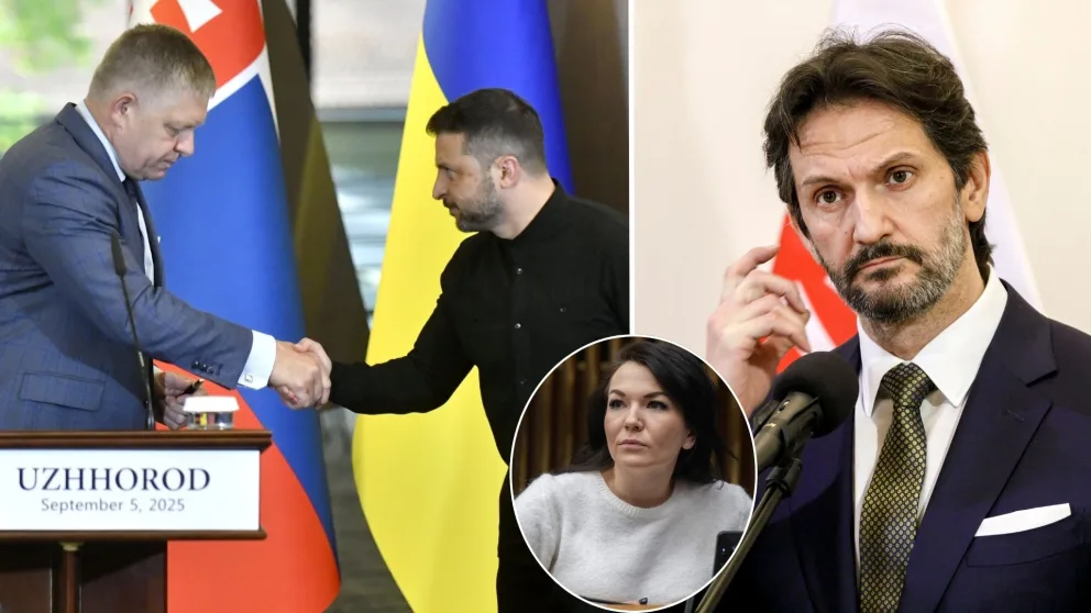 Kaliňák, Fico, Zelenskyj, Jurík