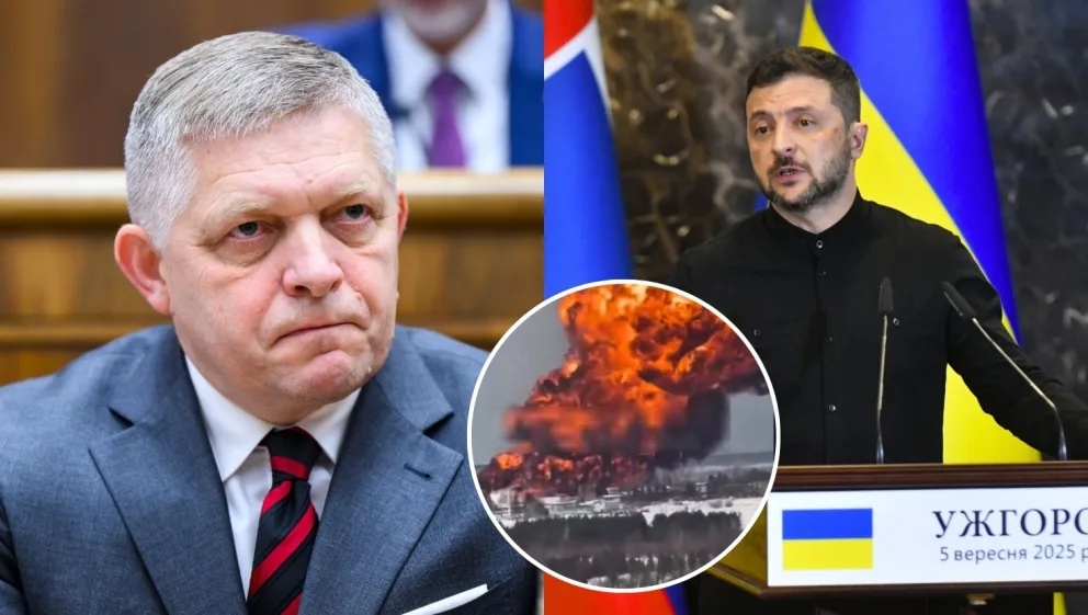 Robert Fico (vľavo) a Volodymyr Zelenskyj (vpravo).