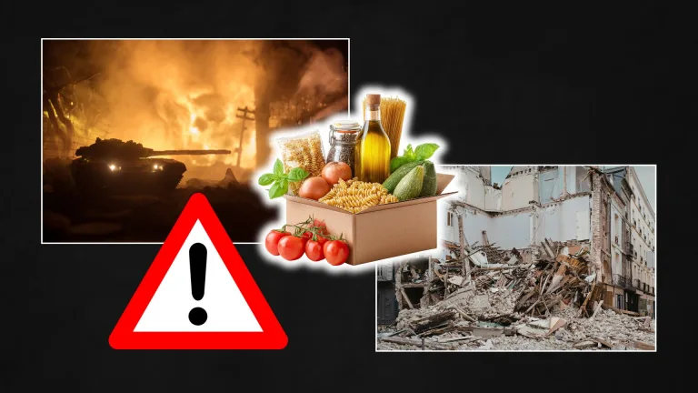 vojna zásoby potraviny