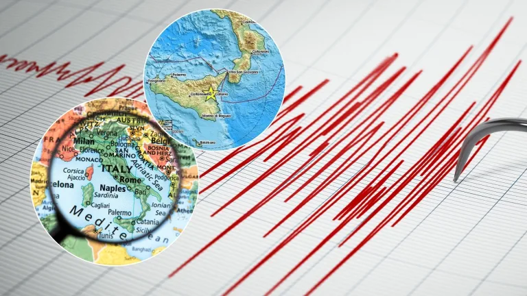 sicília zemetrasenie