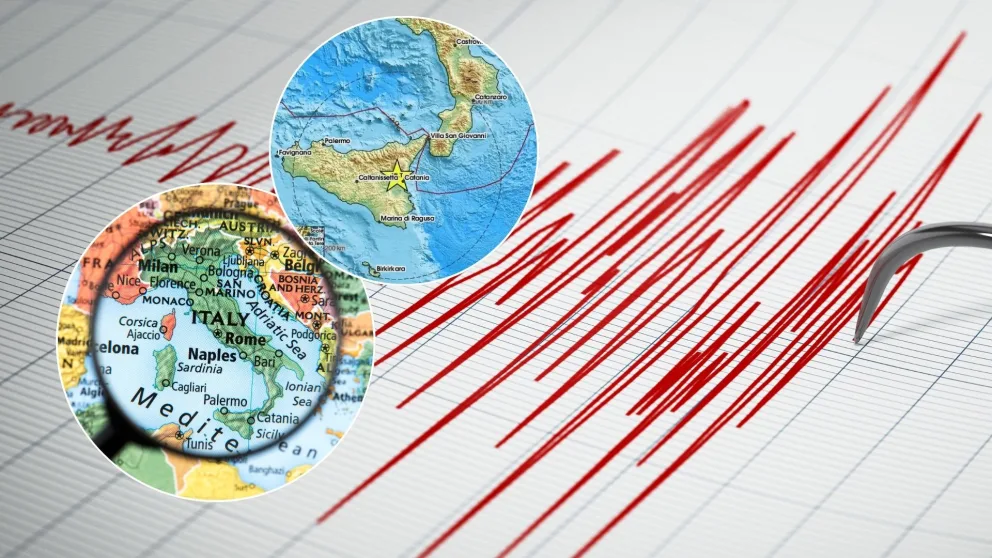 sicília zemetrasenie