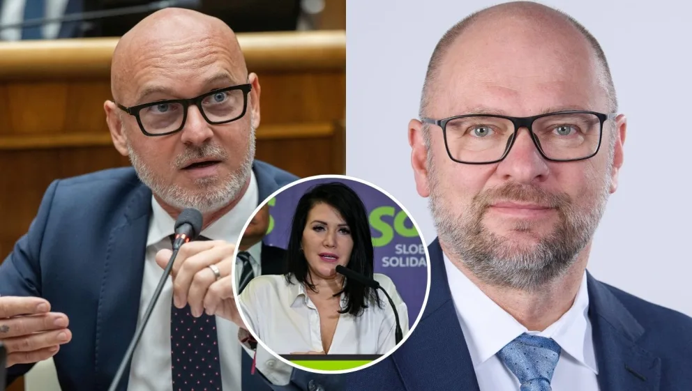 Branislav Gröhling (vľavo), Jana Bittó Cigániková (v strede) a Richard Sulík (vpravo).