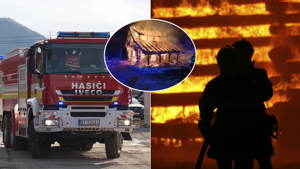 chata požiar Lehota pod Vtáčnikom