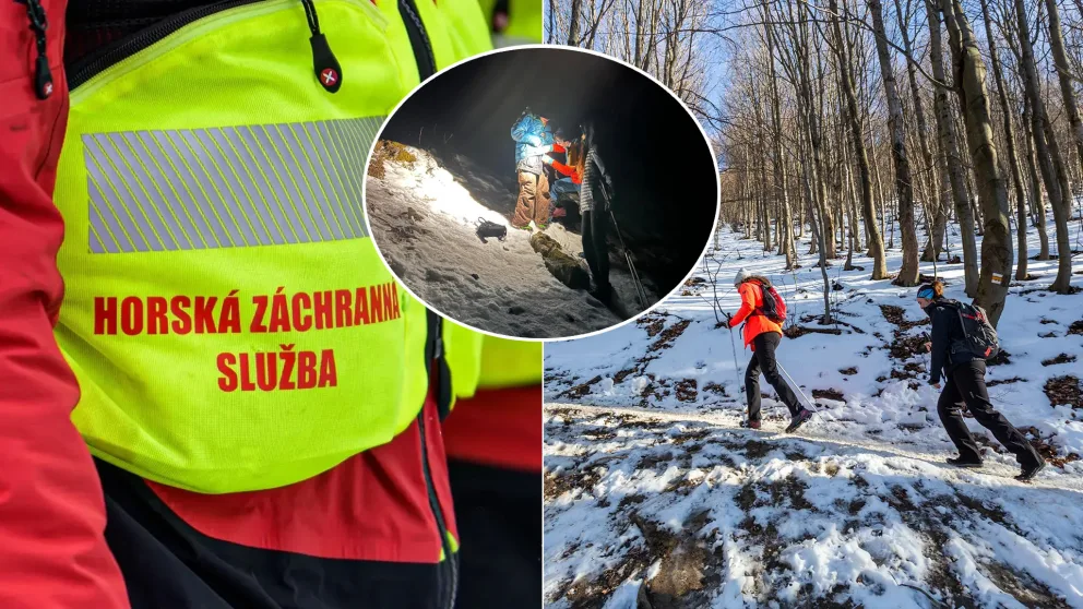 horskí záchranári v Malej Fatre