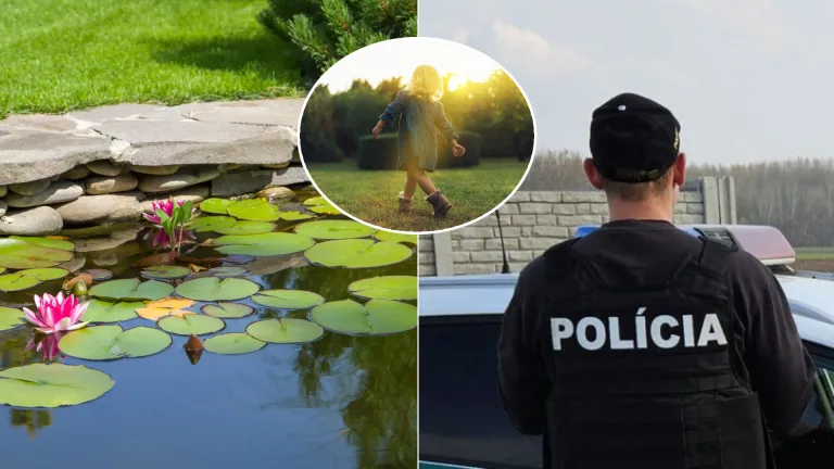 dievča dieťa polícia jazierko