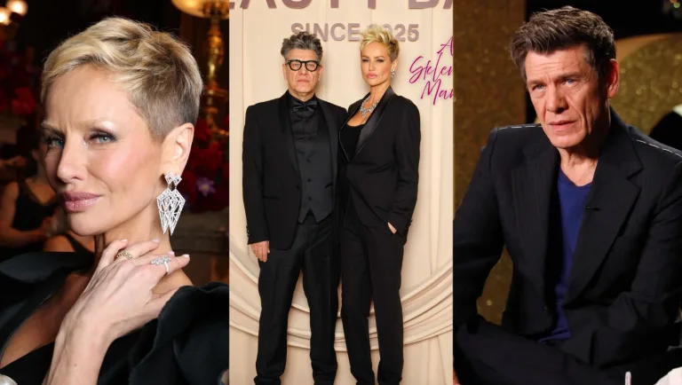 Adriana Sklenaříková randí so spevákom Marcom Lavoineom.