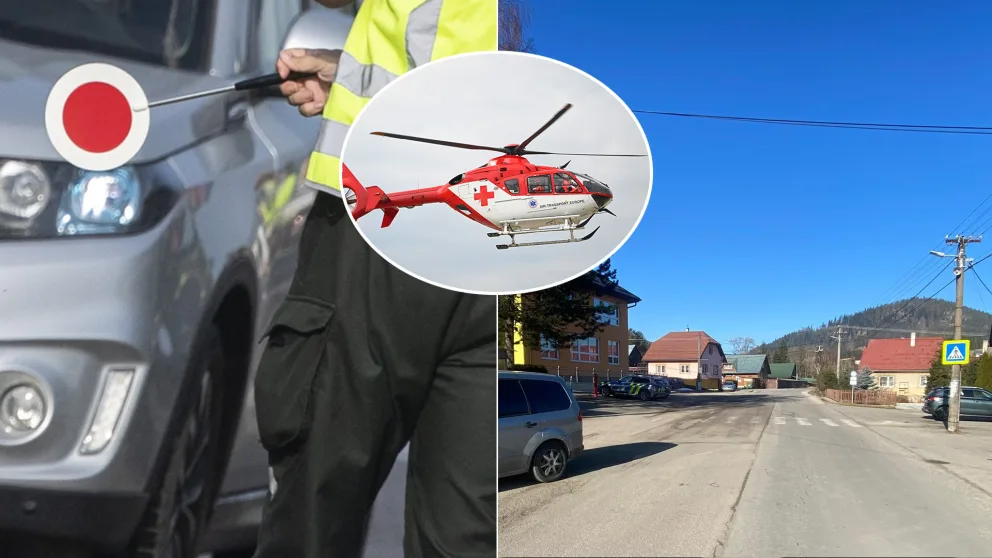 dieťa zrážka na priechode v obci Novoť