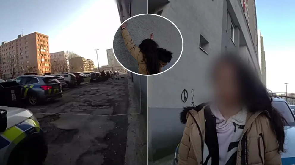 polícia Bratislava Petržalka žena autá