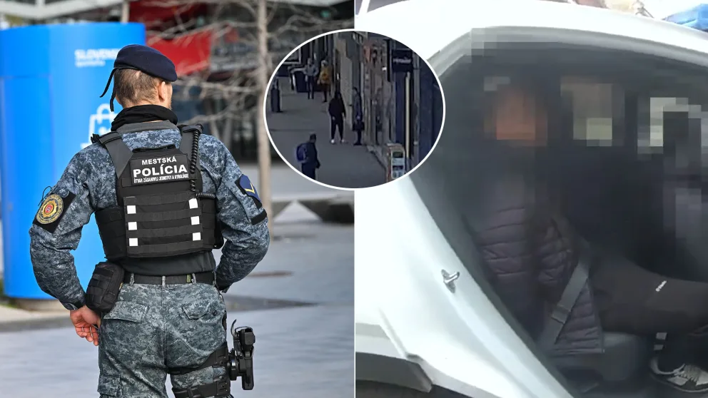 zásah polície v centre Bratislavy