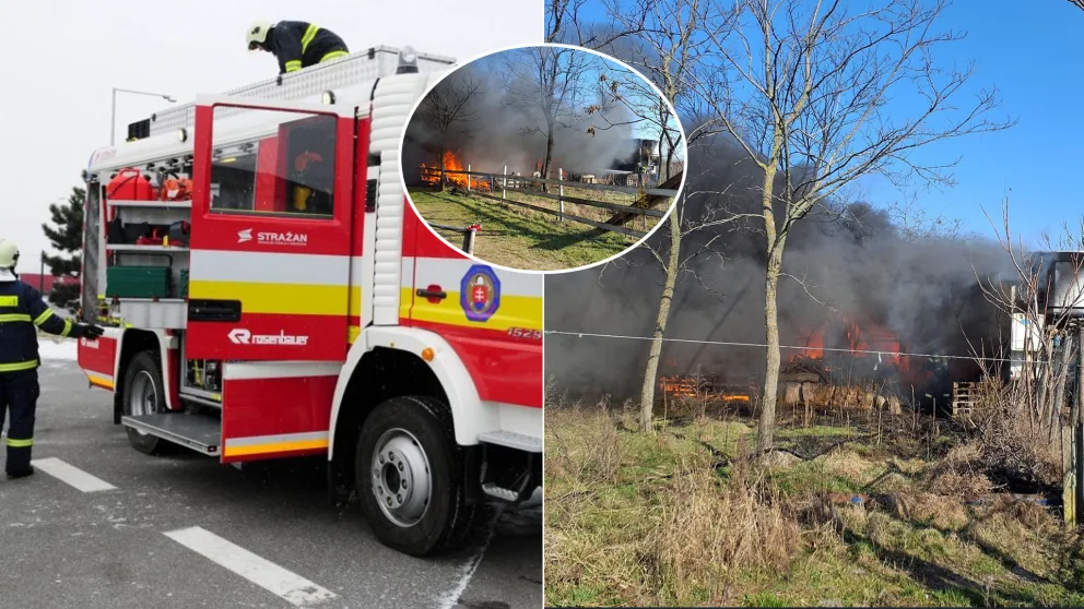 požiar Senec Veľký Biel